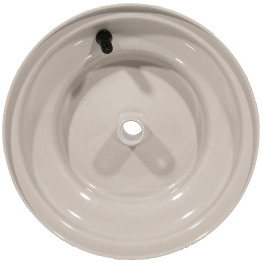 MTD Riding Mower Rim Assembly (8.0 x 3.75 x .757) (Oyster Gray) - 634-04230-0662
