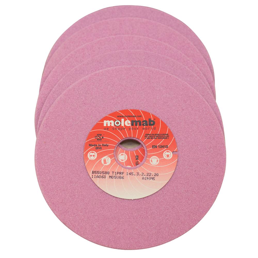 Molemab Grinding Wheel 4" x 3/16" x 16mm box of 5 (Stens 700-090)