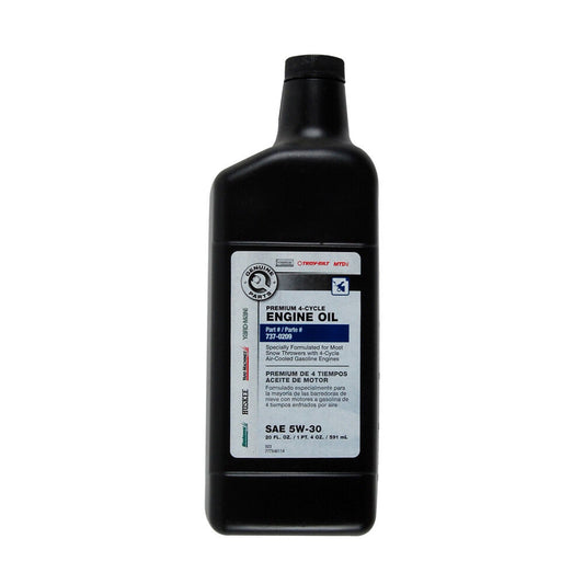 MTD  SAE 5W-30 Engine Oil - 20 oz - 737-0209