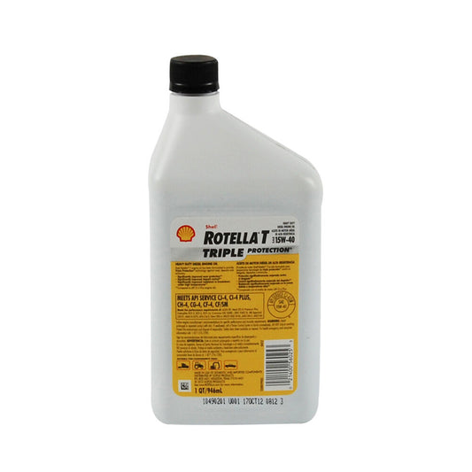MTD Walk Behind Mower SAE 15W-40 Rotella Oil - 32 oz - 737-04325QT