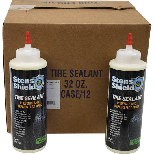 12 Stens Shield Tire Sealant 32 Ounce Bottles (Stens 750-006-12)