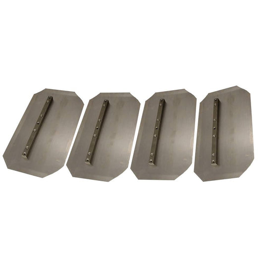 4 Stens Trowel Blade Combo Blade, 8" x 14" (Stens 750-035)