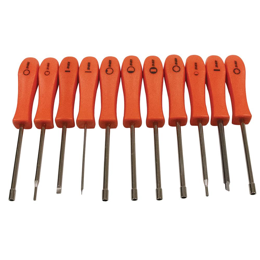 Stens Carburetor Adjustment Tools 11 Piece Adjustment Screwdriver Kit (Stens 750-120)