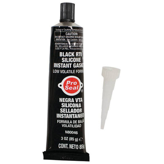 Stens Black Silicone RTV Instant Gasket 3 Ounce tube (Stens 751-414)