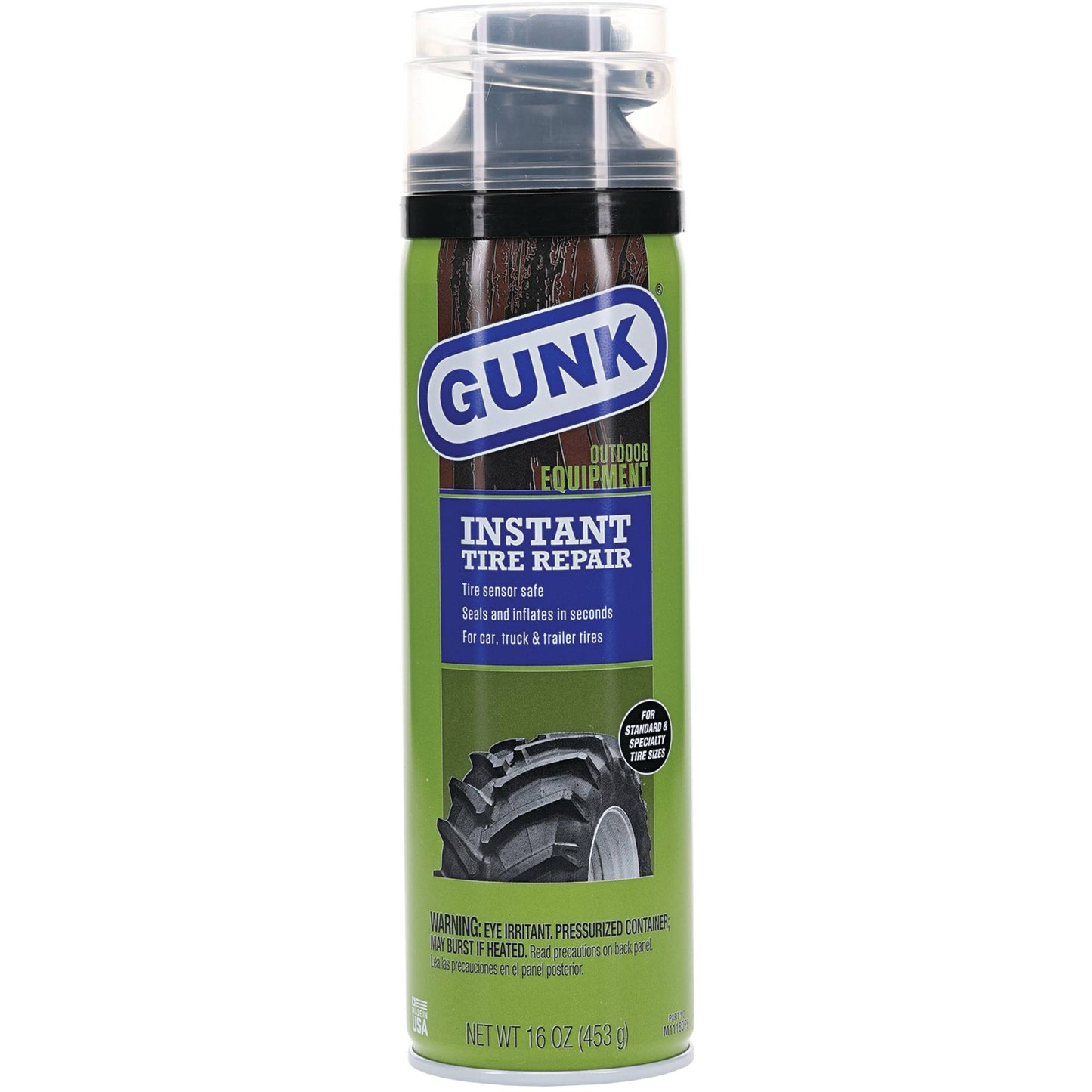 Gunk Instant Tire Repair 16 Ounce Can (Stens 752-012)