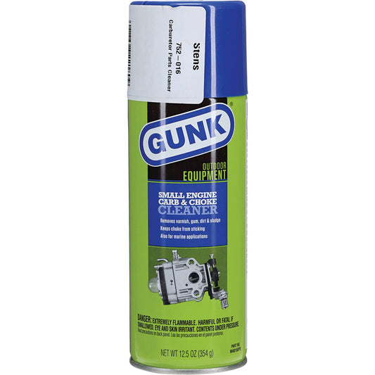 Gunk Carburetor Parts Cleaner 12.5 Ounce Can (Stens 752-016)
