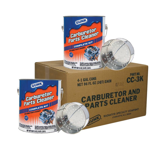 Gunk Carburetor and Parts Cleaner Four 1 Gallon Cans (Stens 752-300)