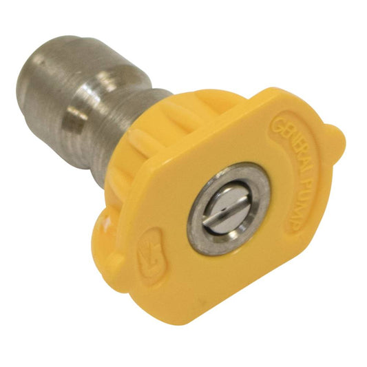 General Pump Pressure Washer Nozzle 15 Degree, Size 4.5, Yellow (Stens 758-323)