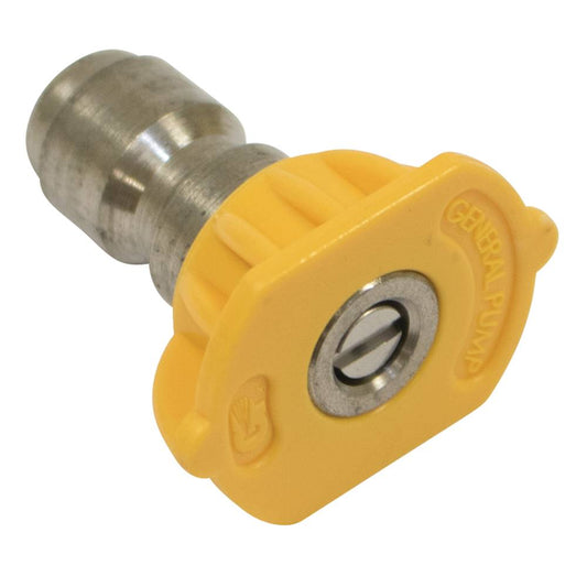 General Pump Pressure Washer Nozzle 15 Degree, Size 3.5, Yellow (Stens 758-411)