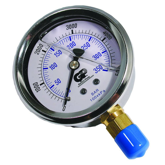 General Pump Pressure Washer Gauge (Stens 758-539)