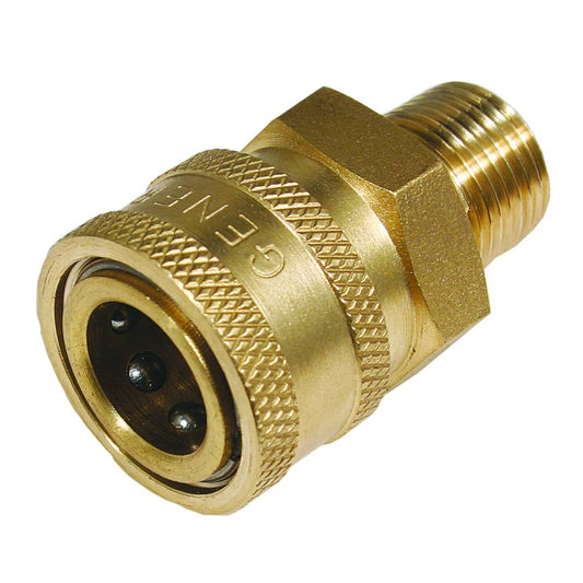 General Pump Coupler 3/8" Male Brass (Stens 758-591)