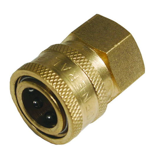 General Pump Coupler 3/8" Female Brass (Stens 758-599)