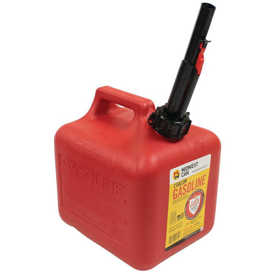 Stens 2 Gallon Plastic Gasoline Fuel Can (Stens 765-516)