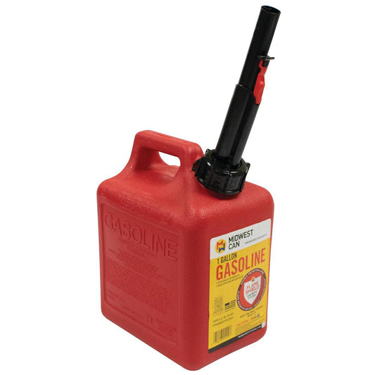 Stens 1 Gallon Plastic Gasoline Fuel Can (Stens 765-518)