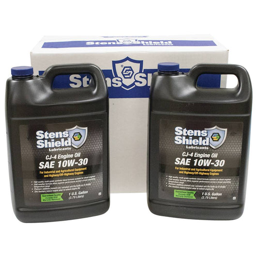 Stens Shield CJ-4 Engine Oil SAE 10W-30, Four 1 Gallon Bottles (Stens 770-724)