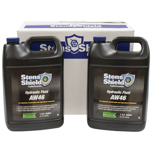 Stens Shield Hydraulic Fluid AW46, Four 1 Gallon Bottles (Stens 770-726)