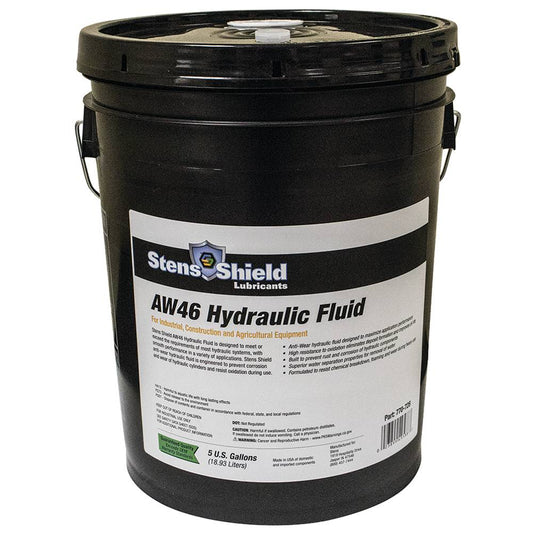 Stens Shield Hydraulic Fluid AW46, 5 Gallon pail (Stens 770-728)