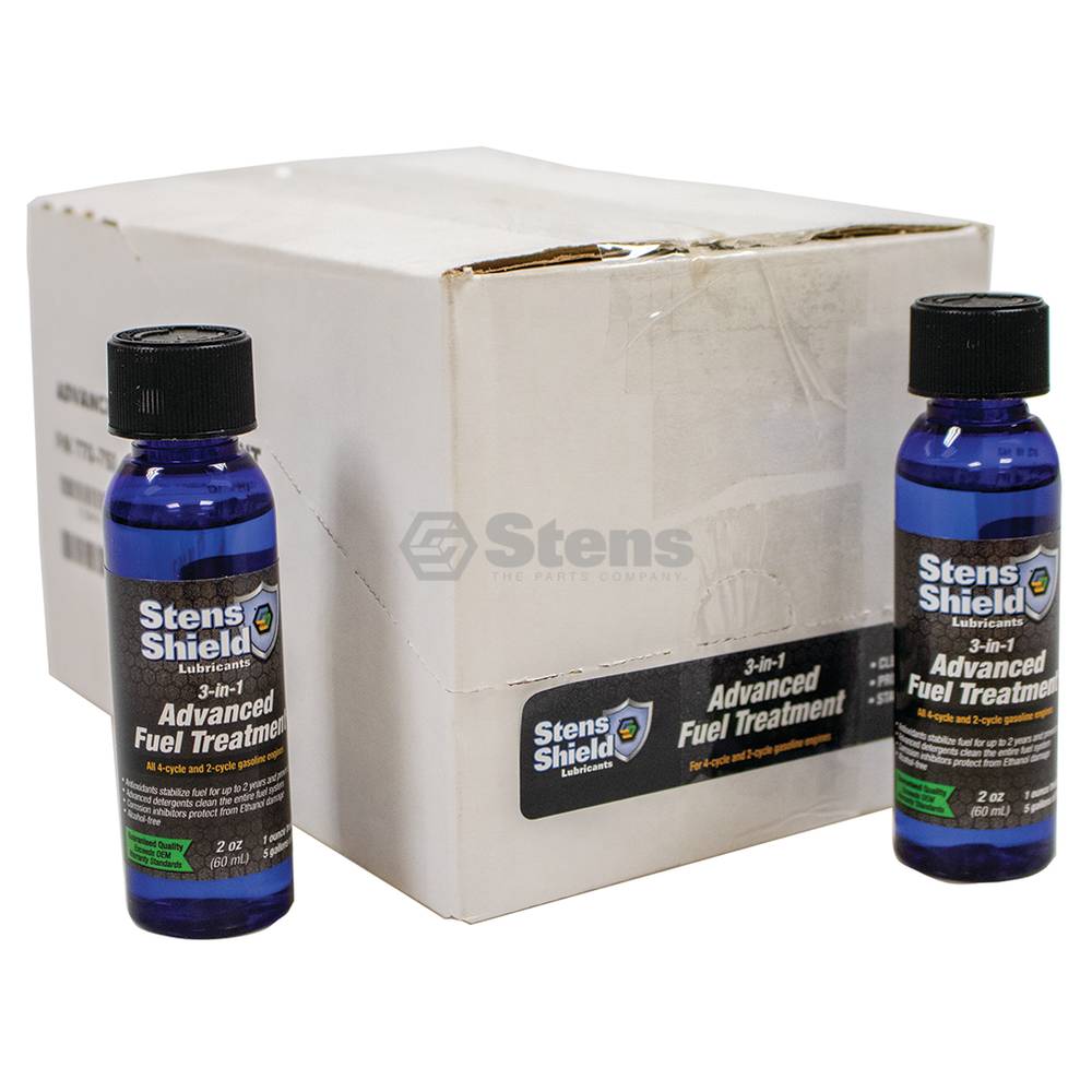 24 Stens Shield 3-in-1 Advanced Fuel Treatment 2 Ounce Bottles (Stens 770-750)
