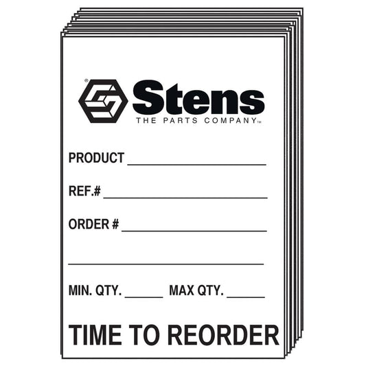 50 Stens Time To Reorder Tag (Stens 785-049)