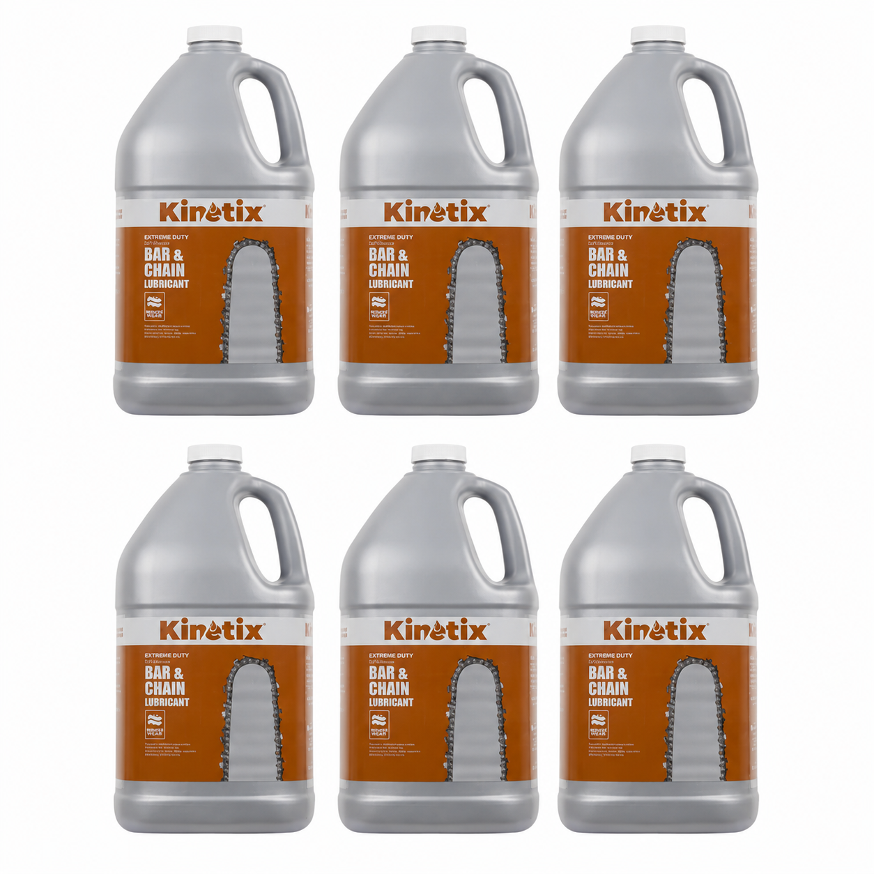 Kinetix Extreme Duty Bar & Chain Oil 1 Gallon Bottle 80035 Case of 6 (80035)