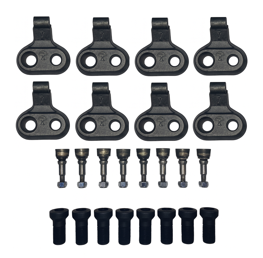Greenteeth 700 Series Stump Grinder Set of 8 Teeth, 8 Pockets and 8 Bolts 783558-2