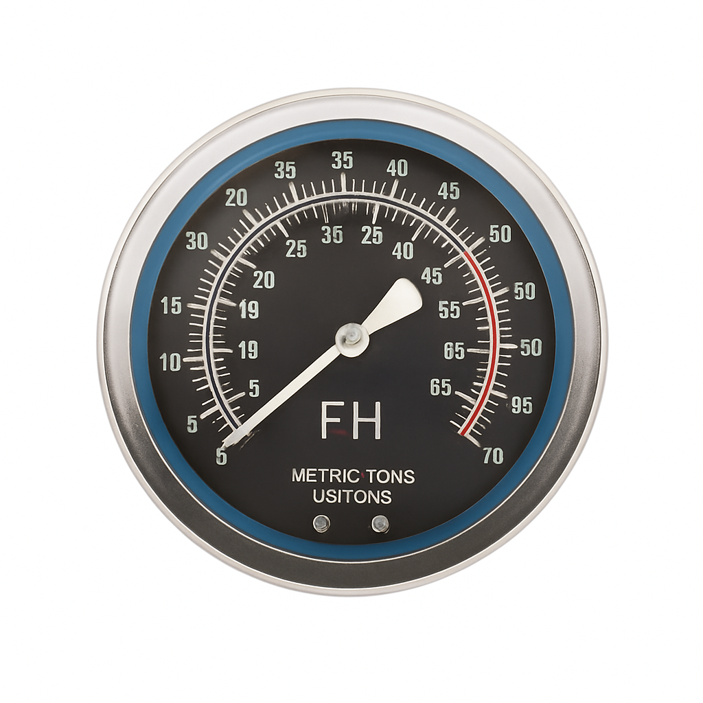 Central Hydraulics 50 ton Dual Speed Hydraulic Shop Press Pressure Gauge (11030)