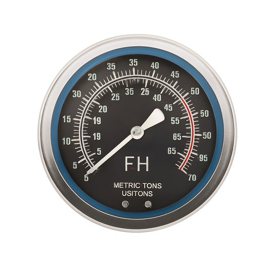 Central Hydraulics 50 ton Dual Speed Hydraulic Shop Press Pressure Gauge (11030)