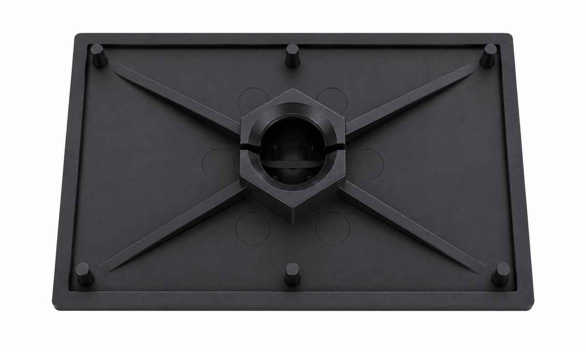 Haul-Master 2-in-1 Support/Cargo Bar Rubber Pad On Plastic Fixture (11950)