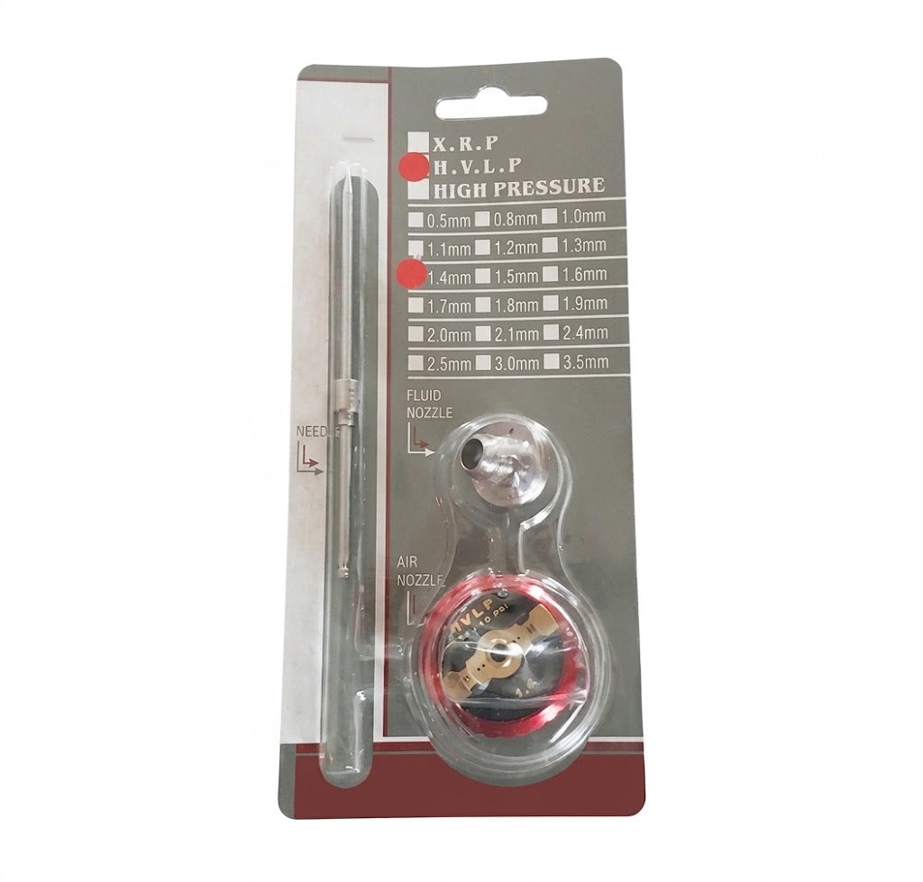 Black Widow by Spectrum Spray Gun 1.4mm Spray Nozzle Kit, Air Cap / Fluid Nozzle & Needle (20579)