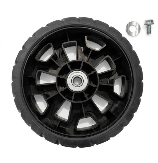 Atlas 80 Volt Brushless Cordless 21" Push Lawn Mower Front Wheel Assembly (23594)