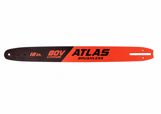 Atlas 80 Volt Brushless Cordless 18" Chainsaw Chain Guide Bar (23666)