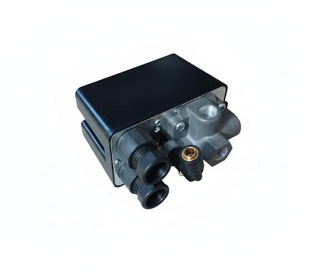 McGraw 29 Gallon, 165 PSI Oil-Lube Belt Drive Shop/Auto Air Compressor Pressure Switch (603983)