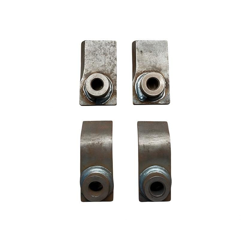 2 L & 2 Straight Hammers for Harbor Freight 6.5 HP Predator Chipper Shredder Items (15768, 15769)