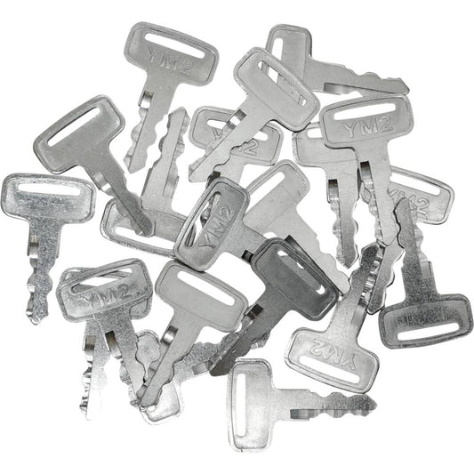 20 Red Hawk Ignition Keys Yamaha Drive, G14-G22 (Stens KEY-YM2)
