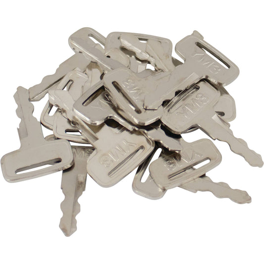 20 Red Hawk Ignition Keys Code 8002 Yamaha PTV 10+ (Stens KEY-YM3-20)
