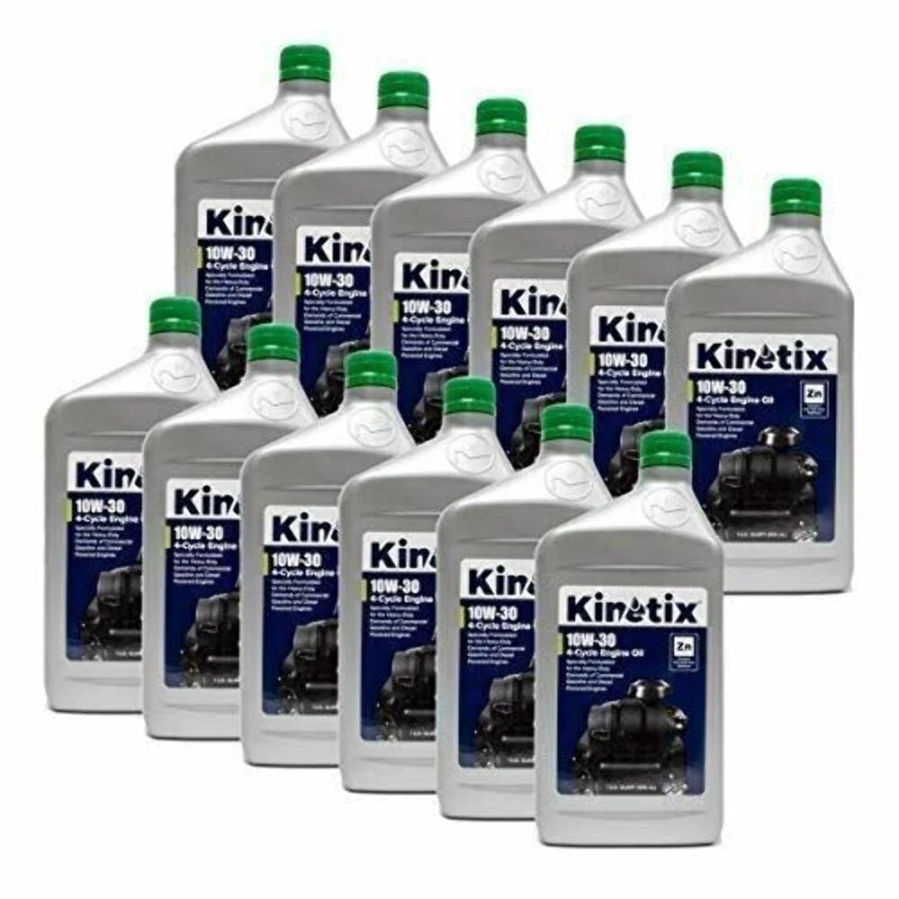 Kinetix 10W-30 Small Engine Oil 1 Quart Bottle 80001 Case of 12 (80001)
