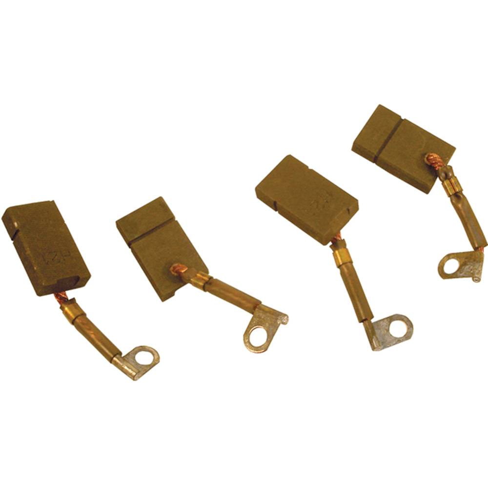Red Hawk Brush Set E-Z-Go Gas 80+, Club Car Gas 84+, Yamaha Gas 78+, Set of 4 (Stens MOT-2100)