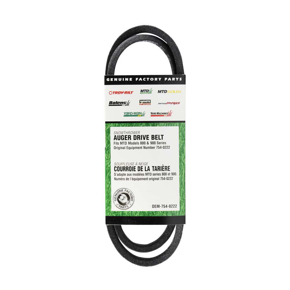 MTD Snow Blower Snow Blower Auger Belt - 954-0222A