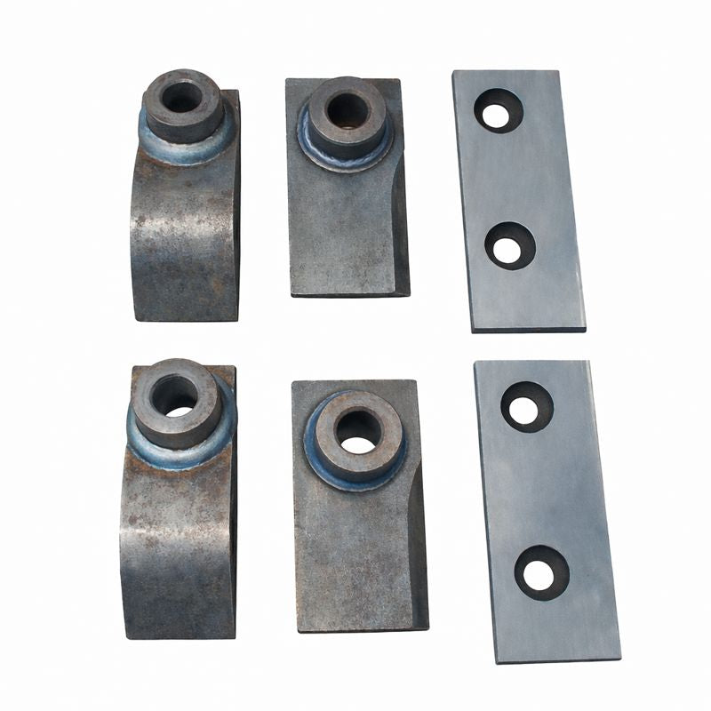 2 Blades, 2 L & 2 Straight Hammers for Harbor Freight 6.5 HP Predator Chipper Shredder (15768, 15769, 15770)