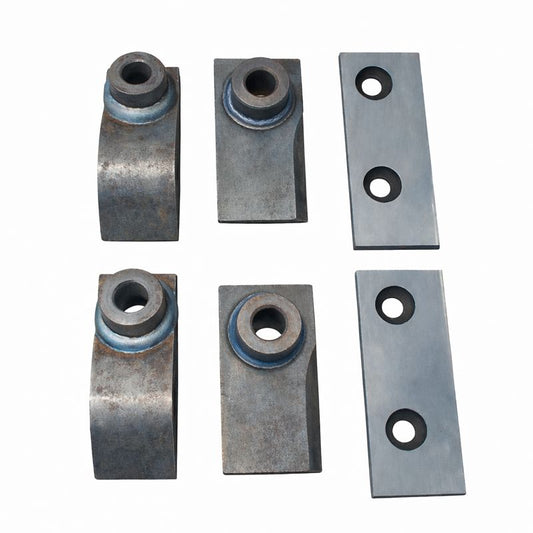 2 Blades, 2 L & 2 Straight Hammers for Harbor Freight 6.5 HP Predator Chipper Shredder (15768, 15769, 15770)