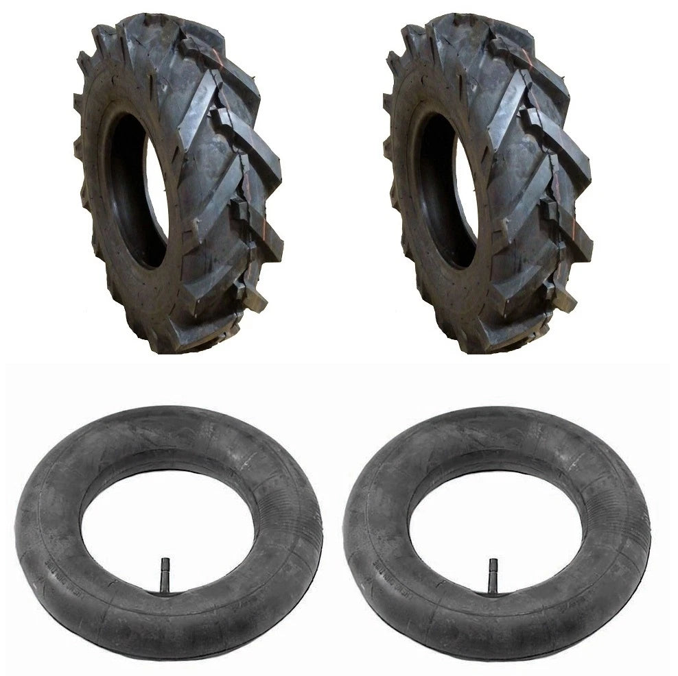 Gravely Model L - 4.80/4.00 X 8 Ag Tread Tires & Tubes Set of Two (13835)