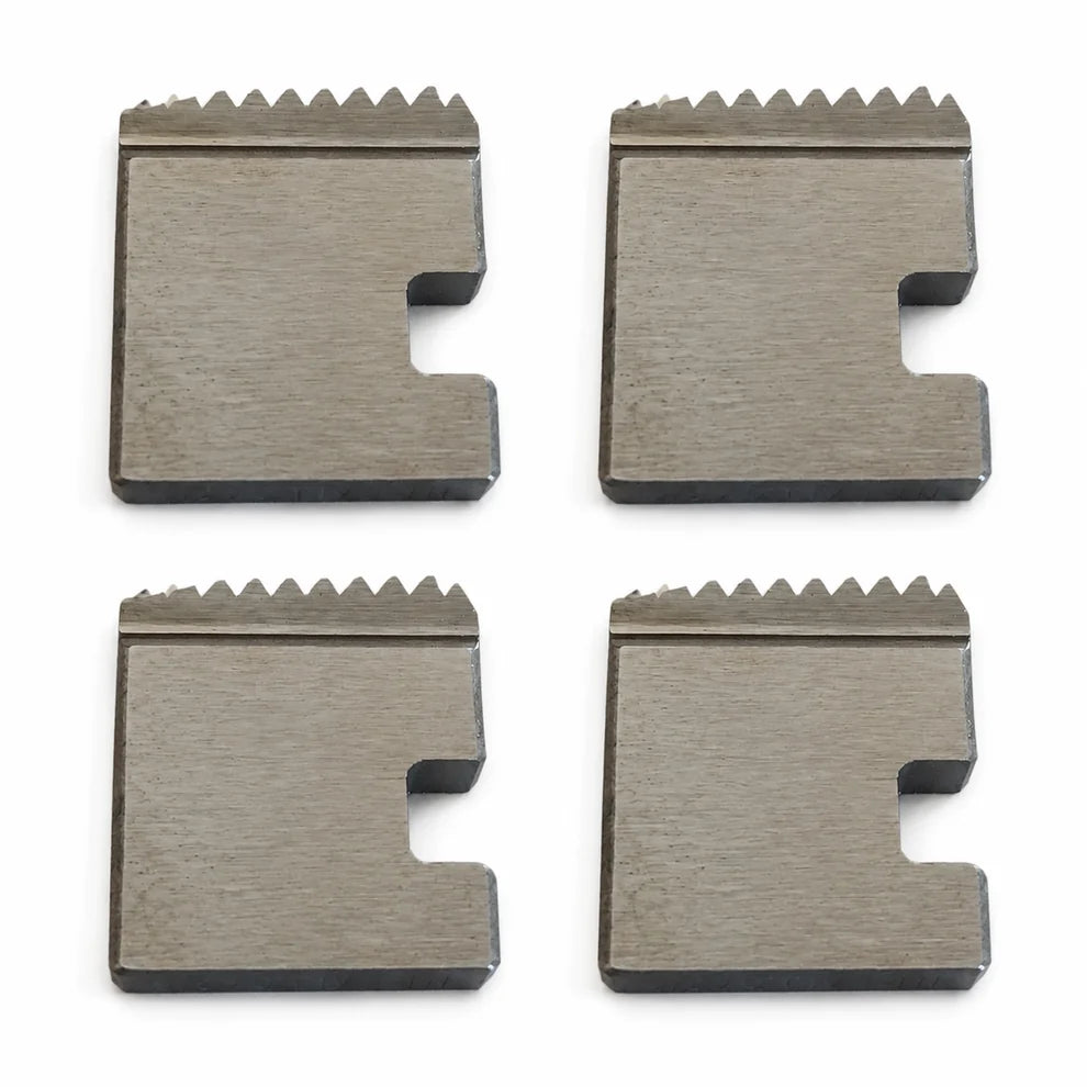 Bauer 12 Amp Heavy Duty Portable Electric Pipe Threader 1" NPT SS Dies 4-Pack (604994)
