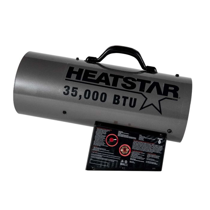 Heatstar 35,000 BTU Forced-Air Propane Heater with Patented Quiet Burner Technology (HS35FA)