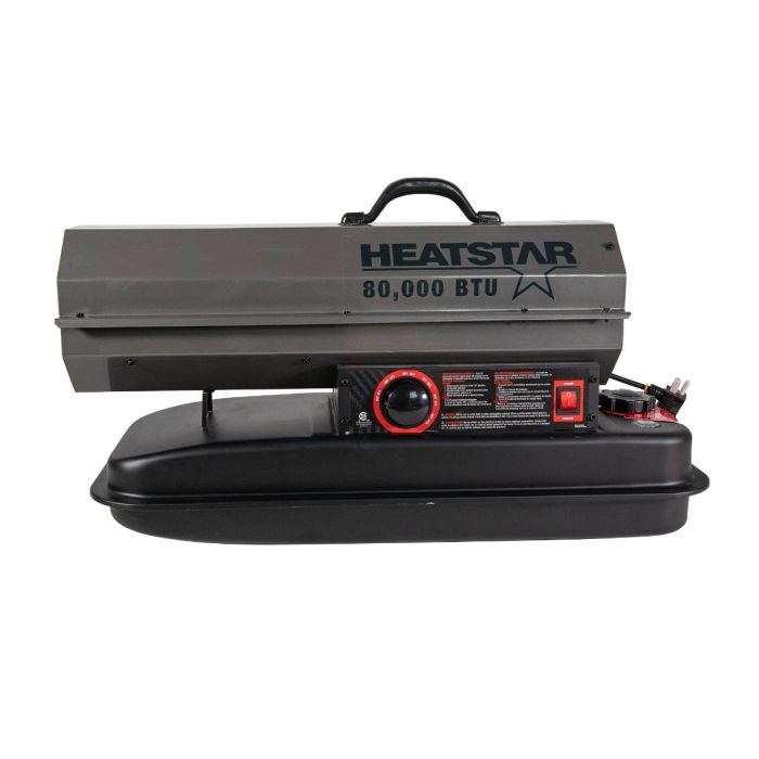 Heatstar 80,000 BTU Forced-Air Kerosene Heater Heats up to 2,000 sq ft. (HS80KT)