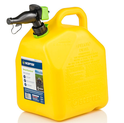 Scepter 5 Gallon Yellow Diesel Can With Smartcontrol Spout (FR1D501)
