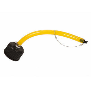 FLO-FAST Cap and Hose Pour Spout 3/4" ID X 1" OD - With Premium Yellow Hose (70715)