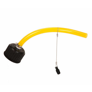 FLO-FAST DEF Cap and Hose Pour Spout - 3/4" ID X 1" OD with Premium Yellow Hose (70715-D)