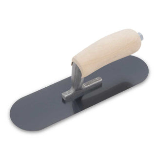 Marshalltown QLT Pool Trowel Blue Steel 10 X 3 Wood Handle (PT103B)