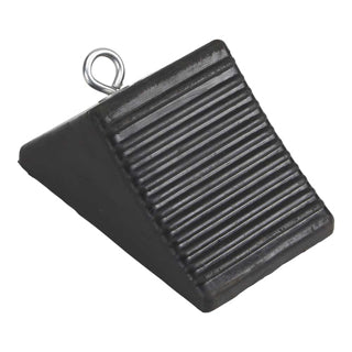 Ironton Nylon Reinforced Rubber Wheel Chock with Eyebolt (29373)