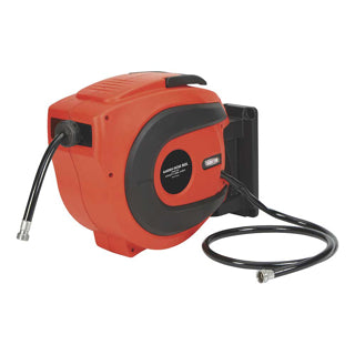 Ironton Garden Hose Reel With 5/8 In. Dia. X 50 Ft. Hose Wall Mount (61099)